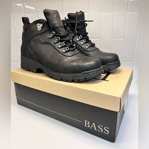Bass Women Boots Black Size 9 Hiking Field Work Rugged